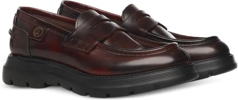 Giuliano Galiano Bryan Mocassins leren loafers Bruin - Foto 3