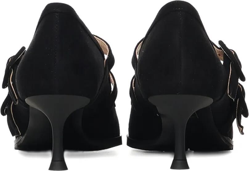 Giuliano Galiano Geluci suède pumps Zwart - Foto 3
