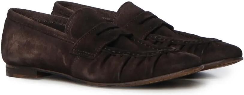 Giuliano Galiano Jacob loafers met ruches Bruin - Foto 5