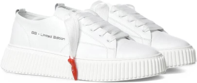 Giuliano Galiano Jumbo chunky-sole leather sneakers Wit - Foto 4