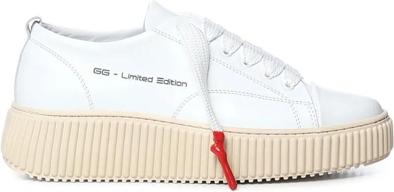 Giuliano Galiano Jumbo low-top leren sneakers Wit