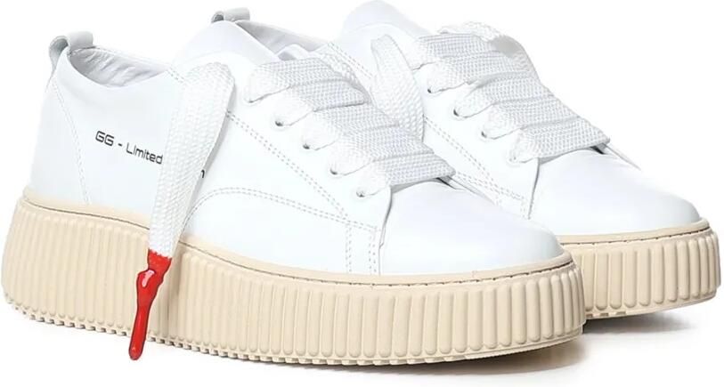 Giuliano Galiano Jumbo low-top leren sneakers Wit - Foto 4