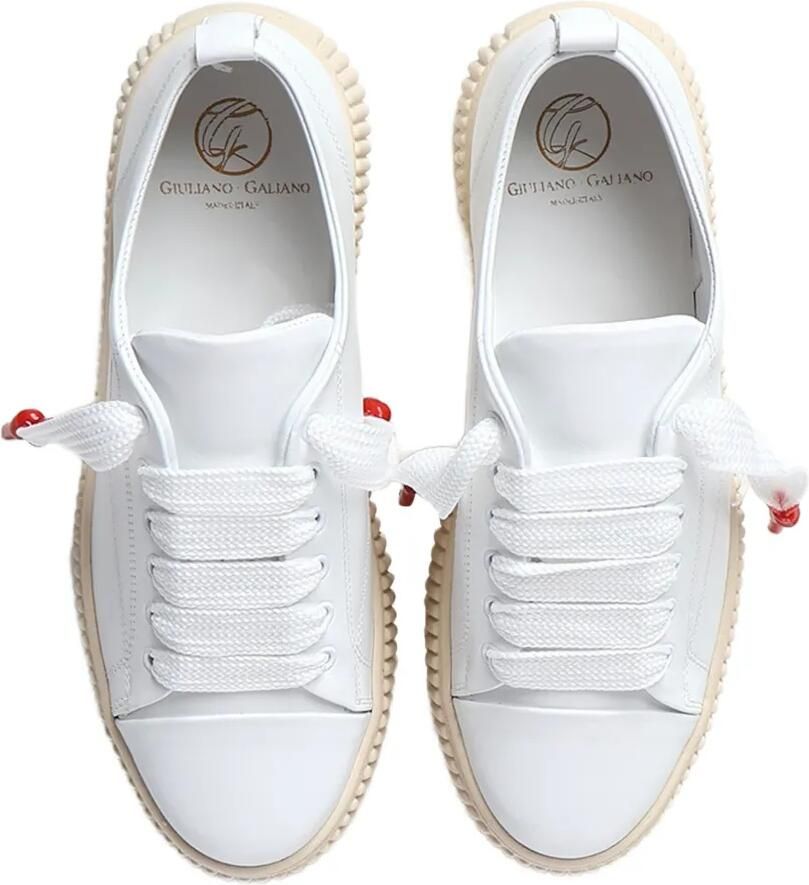Giuliano Galiano Jumbo low-top leren sneakers Wit - Foto 2