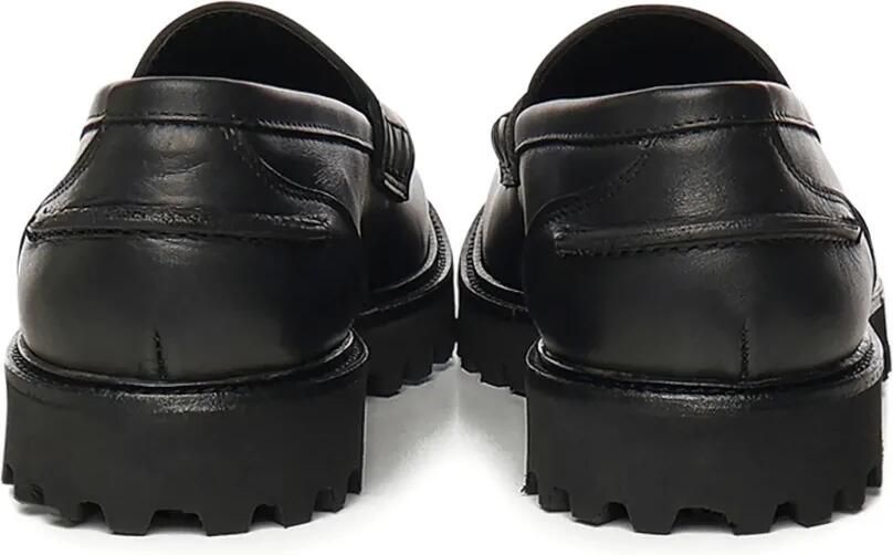 Giuliano Galiano Kobra loafers met chunky zool Zwart