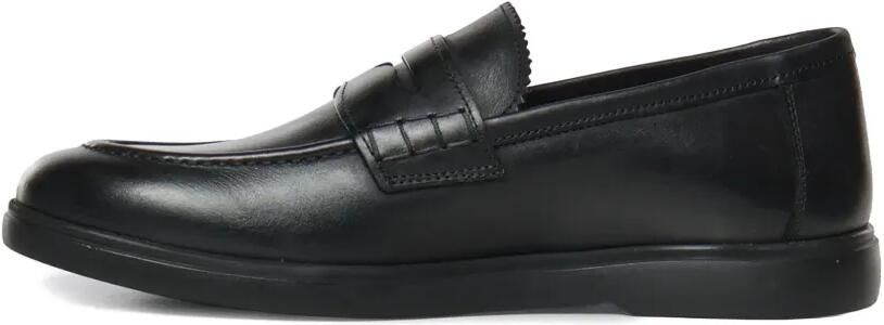 Giuliano Galiano Madrid penny leren loafers Zwart - Foto 4
