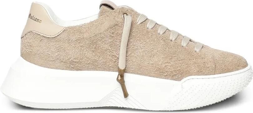 Giuliano Galiano Nemesis suède sneakers Beige