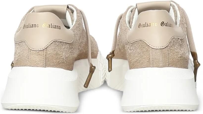 Giuliano Galiano Nemesis suède sneakers Beige - Foto 3