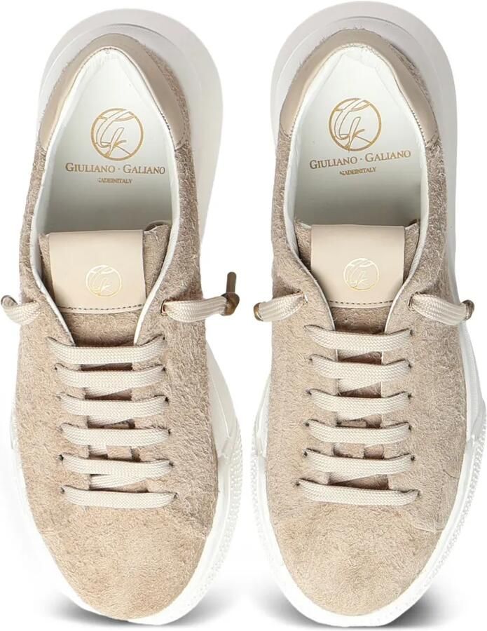 Giuliano Galiano Nemesis suède sneakers Beige - Foto 2