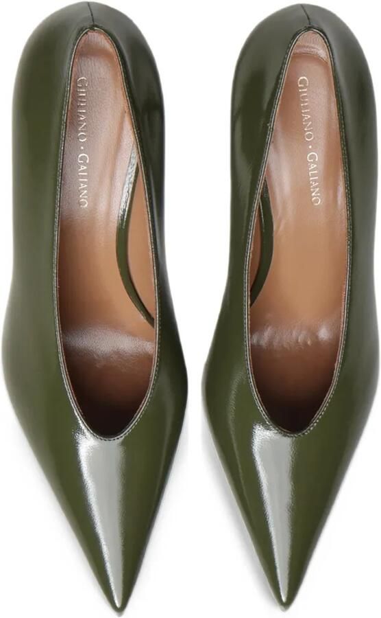 Giuliano Galiano Pumps met puntige neus Groen - Foto 4