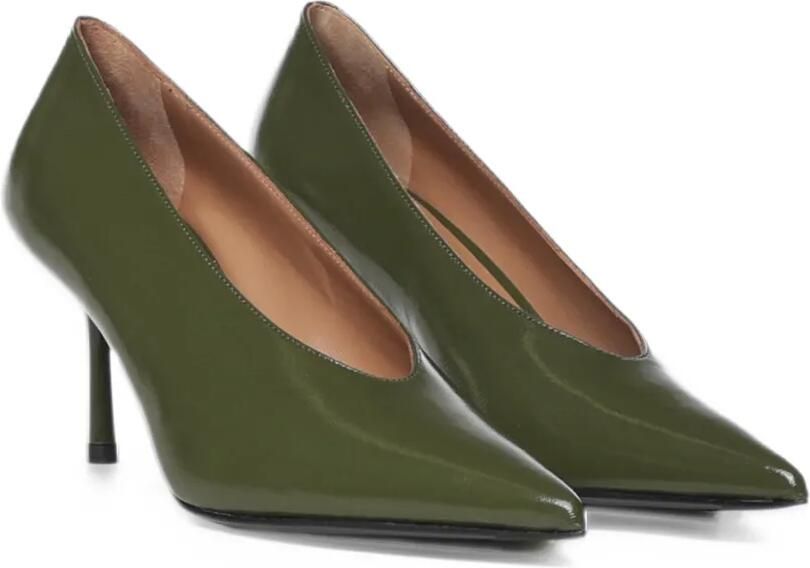 Giuliano Galiano Pumps met puntige neus Groen - Foto 2