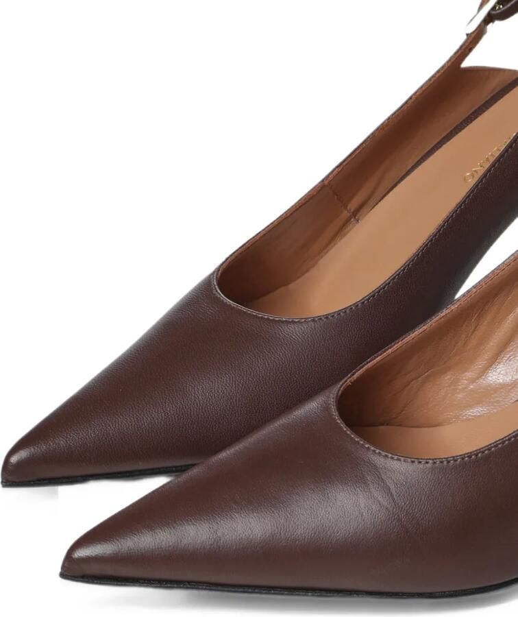 Giuliano Galiano Roxy pointed-toe slingback pumps Bruin - Foto 2