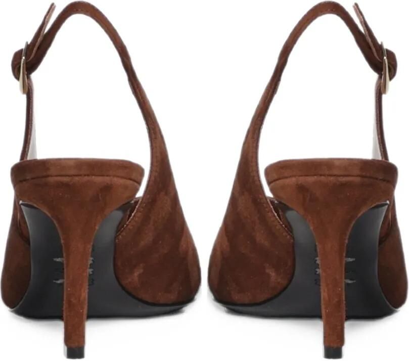 Giuliano Galiano Tara pointed-toe slingback pumps Bruin - Foto 3