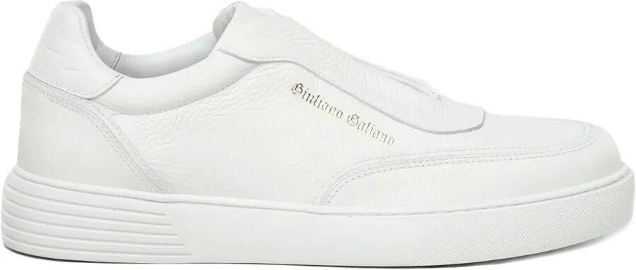 Giuliano Galiano Victory sneakers met logo Wit