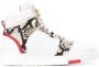 Giuliano Galiano Sneakers met slangenprint Wit - Thumbnail 1