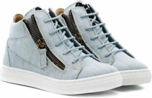 Giuseppe Junior Hoge sneakers Blauw