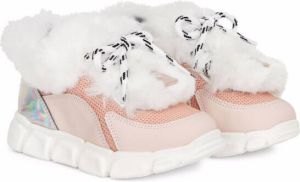 Giuseppe Junior Marshmallow Winter sneakers met imitatiebont Roze