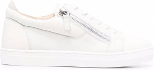 Giuseppe Junior Sneakers met rits Wit