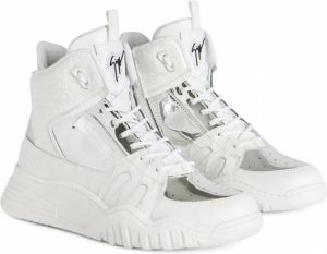 Giuseppe Junior Talon Jr sneakers met slangenhuid-effect Grijs