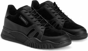 Giuseppe Junior Talon Jr sneakers met suède vlak Zwart