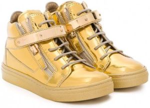 Giuseppe Junior Vegas Junior hi-top sneakers Metallic