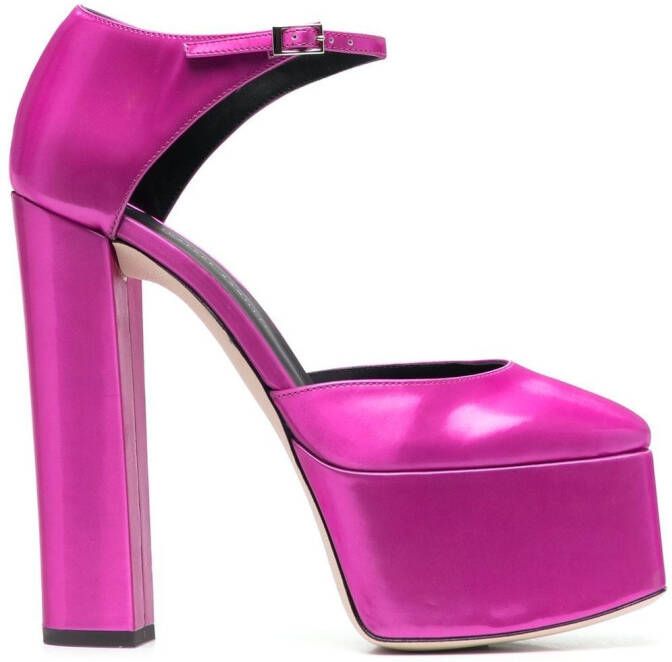 Giuseppe Zanotti Pumps met plateauzool Roze