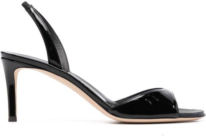 Giuseppe Zanotti Sandalen met open neus Zwart