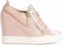 Giuseppe Zanotti Addy sneakers met sleehak Roze - Thumbnail 1