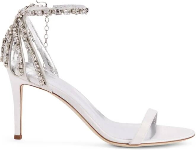 Giuseppe Zanotti Adele stiletto sandalen Wit