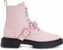 Giuseppe Zanotti Adric enkellaarzen met ketting afwerking Roze - Thumbnail 1