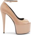 Giuseppe Zanotti 150 mm GZ Aida pumps met plateauzool Beige - Beige