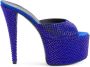 Giuseppe Zanotti Aida sandalen met plateauzool Blauw - Thumbnail 1