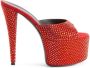 Giuseppe Zanotti Aida sandalen verfraaid met kristal Rood - Thumbnail 1