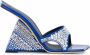 Giuseppe Zanotti 105mm Shine sandalen met sleehak Blauw - Thumbnail 1