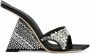 Giuseppe Zanotti Shine muiltjes verfraaid met kristallen Zwart - Thumbnail 1