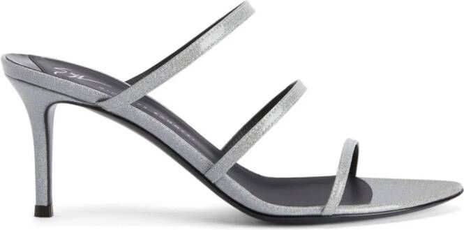 Giuseppe Zanotti Alimha sandalen met bandjes Zilver