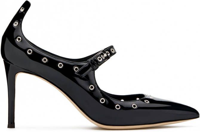 Giuseppe Zanotti Alyson Cut pumps met ringlets Zwart