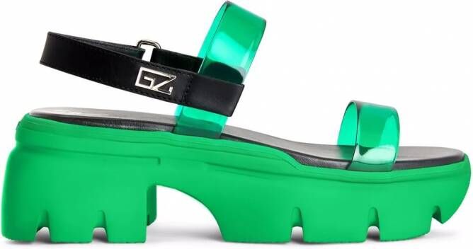 Giuseppe Zanotti Apocalypse Summer sandalen Groen