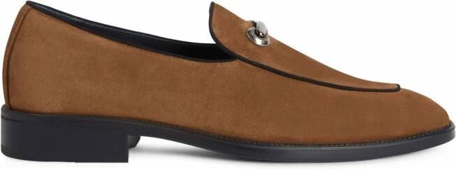 Giuseppe Zanotti Archibald suède loafers Bruin