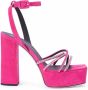 Giuseppe Zanotti Arhama sandalen met plateauzool Roze - Thumbnail 1