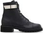 Giuseppe Zanotti Austin combat boots met logoplakkaat Zwart - Thumbnail 1