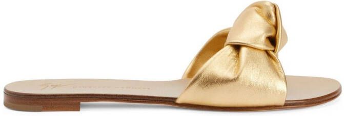 Giuseppe Zanotti Aycha sandalen Goud