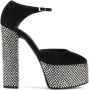 Giuseppe Zanotti Bebe sandalen verfraaid met kristallen Zwart - Thumbnail 1
