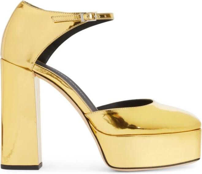 Giuseppe Zanotti Bebe pumps met plateauzool Goud