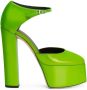 Giuseppe Zanotti Bebe pumps met plateauzool Groen - Thumbnail 1