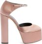 Giuseppe Zanotti Bebe satijnen pumps Roze - Thumbnail 1