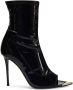 Giuseppe Zanotti Bette laarzen met open neus Zwart - Thumbnail 1