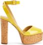 Giuseppe Zanotti New Betty sandalen met open neus Geel - Thumbnail 1