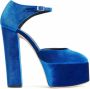 Giuseppe Zanotti Betty sandalen met plateauzool Blauw - Thumbnail 1