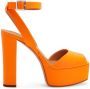 Giuseppe Zanotti Betty sandalen met plateauzool Oranje - Thumbnail 1