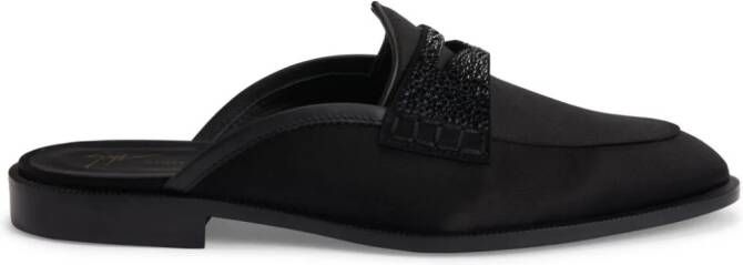 Giuseppe Zanotti Bizette suède loafers Zwart